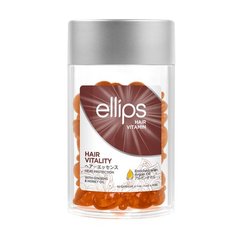 Масло для ломких и поврежденных волос с женьшенем и медом "Здоровье волос", Ellips Hair Vitamin Vitality 50 капсул