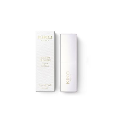 Зволожуючий бальзам для губ із сяючим фінішем KIKO MILANO Holiday Première Crystal Lip Balm