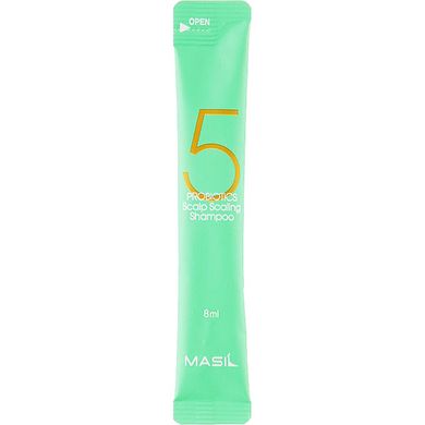Глибокоочищуючий шампунь з пробіотиками Masil 5 Probiotics Scalp Scaling Shampoo 8 ml