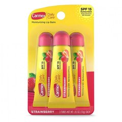 Набір бальзамів для губ Carmex 3-Pack: Tubes Strawberry  SPF 15 10 г