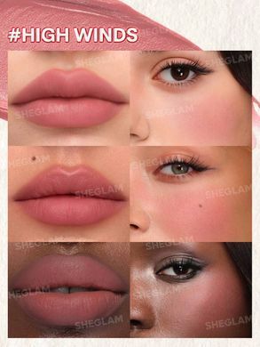 Крем-мус для губ і щік SHEGLAM Air Plush Lip & Cheek Cream - 025 High Winds
