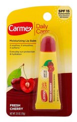 Лікувальний бальзам для губ Carmex Cherry Moisturizing Lip Balm Tube SPF 15 10 г індивідуальна упаковка