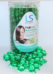 Капсули для волосся Lesasha Hair Serum Vitamin c зеленим чаєм та м'ятою 1 капсула