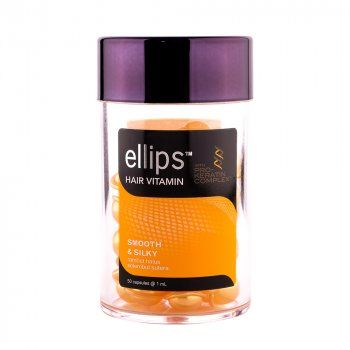 Масло для сухих волос с про-кератиновым комплексом "Безупречный шелк" Ellips Hair Vitamin Smooth&Shiny 50 капсул
