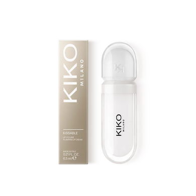 Крем-бальзам для губ с эффектом объёма Kiko Milano Kissable Lip Volume Plumping Lip Cream  02 Cloud Dew