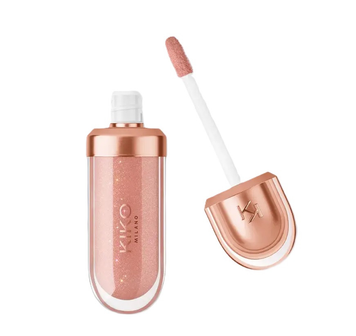 Блиск для губ Kiko Milano Golden Oasis 3d hydra lip gloss  03 Natural Rose