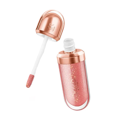 Блиск для губ Kiko Milano Golden Oasis 3d hydra lip gloss  04 Brune Rose