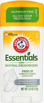 Натуральный дезодорант без запаха, алюминия, парабенов и фталатов Arm & Hammer Essentials Natural Deodorant Unscented