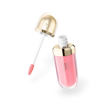 Зволожувальний крем-блиск для губ з ефектом об'єму та шимером KIKO Milano Hug Couture Lip Volume Shimmery Limited Edition  02 Candy Shine