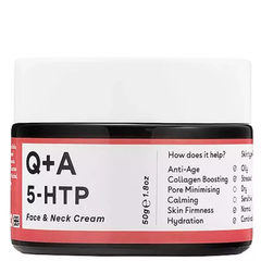 Q+A - Укрепляющий крем для лица и шеи с аминокислотой 5-HTP - Face&Neck Cream - 50ml
