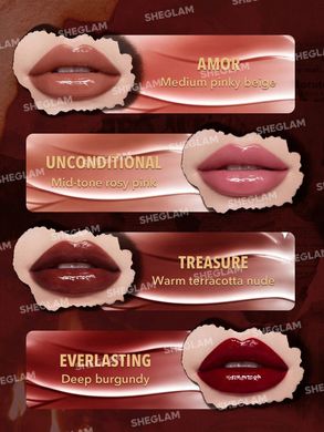 Набір блисків для губ  SHEGLAM Ember Rose Immortal Love Nourishing Lip Gloss Set