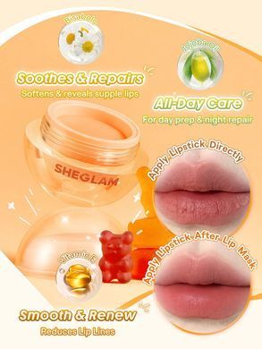 Маска для  губ  SHEGLAMSweet Dreamz Lip Sleeping Mask-Candy