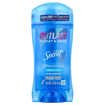 Дезодорант антиперспірант гелевий  Secret Outlast Clear Gel Completely Clean 73 г