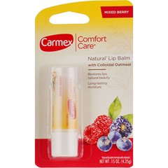 Лікарський бальзам-стік для губ Carmex Ягідний мікс Comfort Care Colloidal Oatmeal Lip Balm Mixed Berry Stick