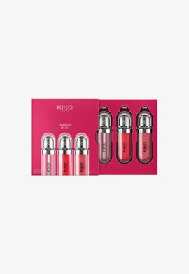 ПОВРЕЖДЕНО Набор блесков для губ Kiko Milano GLOSSY LIP SET  02