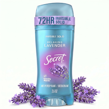 Антиперспірант-дезодорант  твердий Secret Relaxing Lavender   72H Protection Invisible Solid Antiperspirant 73 г