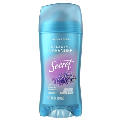 Антиперспірант-дезодорант  твердий Secret Relaxing Lavender   72H Protection Invisible Solid Antiperspirant 73 г