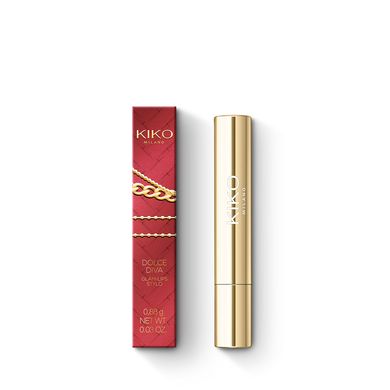 Кремовая помада для губ Kiko Milano Dolce Diva Glam-Lips Styloe   03 Luxury Magenta