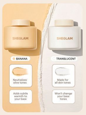 Сверхмелкая рассыпная фиксирующая пудра SHEGLAM Blur In A Bottle Loose Setting Powder &mdash; Translucent