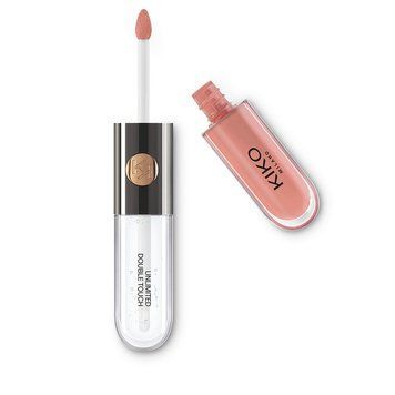 Рідка помада для губ - Kiko Milano Unlimited Double Touch  102 Beige Rosato Satinato