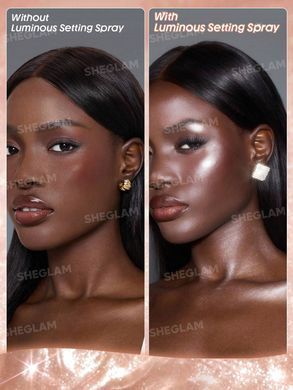 Спрей-фиксатор для макияжа с перламутровым шиммером SHEGLAM Light Me Up Leuchtender Fixierspray
