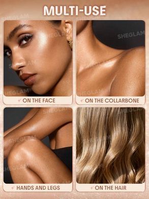 Спрей-фиксатор для макияжа с перламутровым шиммером SHEGLAM Light Me Up Leuchtender Fixierspray