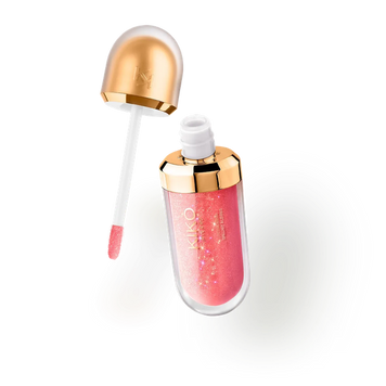 Блиск для губ Kiko Milano Juicy fizz 3d hydra lip gloss Limited Edition 02 Fruity Sorbetto 6.5 ml