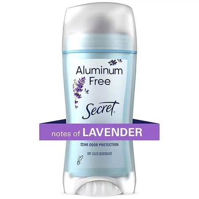 Твердий дезодорант без алюмінію  Secret Aluminum Free Deodorant  Lavender