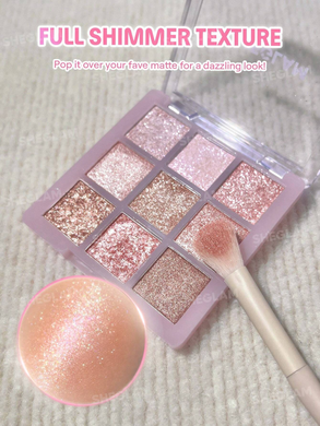 Палетка теней для век SHEGLAM 9-Pan Eyeshadow Palette Glimmer & Gleams