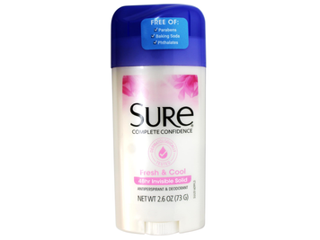 Антиперспірант-дезодорант Sure Anti-Perspirant & Deodorant Invisible Solid Fresh & Cool  73г