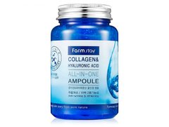 Сироватка Farmstay Collagen & Hyaluronic Ampoule з колагеном і гіалуронової кислотою 250 мл