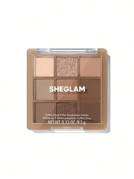 Палетка теней для век SHEGLAM 9-Pan Eyeshadow Palette Coffee Shop