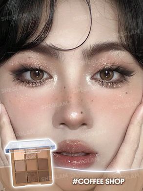 Палетка теней для век SHEGLAM 9-Pan Eyeshadow Palette Coffee Shop