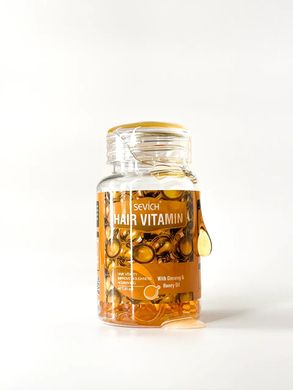Капсули для живлення ламкого волосся Sevich Hair Vitamin With Ginseng & Honey Oil (женьшень і мед)  30 капсул