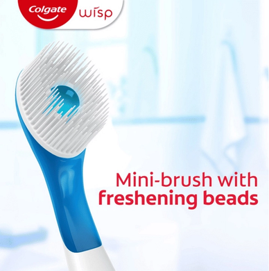 Одноразовые зубные щетки Colgate Max Fresh Wisp Disposable Mini Travel Toothbrushes Peppermint Набор 24шт