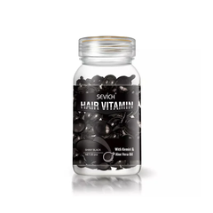   Капсулы для темных волос и защиты от солнца Sevich Hair Vitamin  With Kemiri, Morocan Oil, Aloe Vera Oil (Витамин В5 и алоэ) 30 капсул
