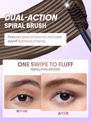 Оттеночный мусс для объема и фиксации бровей SHEGLAM Airy Tinted Volumizing Brow Mousse Chocolate  (можливе пошкодження пакування)