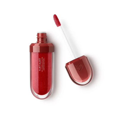 Зволожувальний блиск для губ з 3D-ефектом Kiko Milano Flirt Alert 3D Hydra Lip Gloss Limited Edition 02 Slay Berry