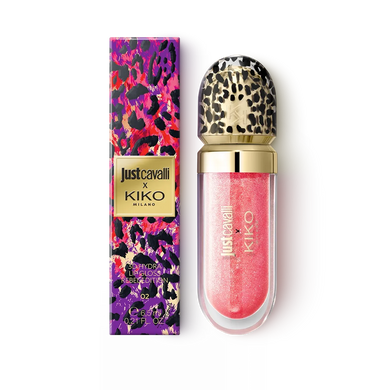Блеск для губ Just Cavalli x KIKO MILANO 3D Hydra Lip Gloss Rebel Edition 02 Jaguar Nectar