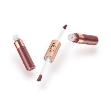 Рідка помада з подвійним покриттям: матовим і глянцевим  Matte & Shiny Duo Liquid Lip Colour    03 Different Twins