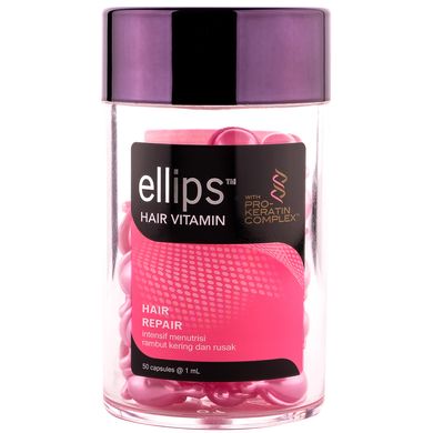 Олія для волосся Ellips Hair Vitamin Repair Відновлення з Pro-кератиновим комплексом 50 капсул