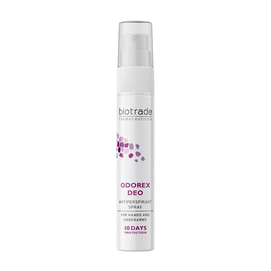 Антиперспірант-спрей тривалої дії Biotrade Odorex Deo Antiperspirant Spray &ldquo;До 10 днів без поту та запаху&rdquo;, 5 мл