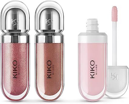 Набор блесков для губ Kiko Milano glossy lip set